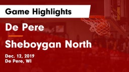 De Pere  vs Sheboygan North  Game Highlights - Dec. 12, 2019