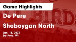 De Pere  vs Sheboygan North  Game Highlights - Jan. 13, 2023