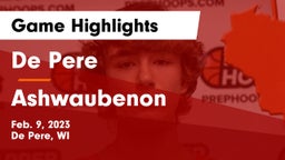 De Pere  vs Ashwaubenon  Game Highlights - Feb. 9, 2023