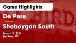 De Pere  vs Sheboygan South  Game Highlights - March 3, 2023