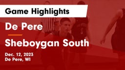 De Pere  vs Sheboygan South  Game Highlights - Dec. 12, 2023