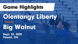 Olentangy Liberty  vs Big Walnut Game Highlights - Sept. 24, 2020