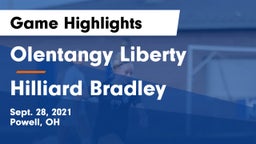 Olentangy Liberty  vs Hilliard Bradley  Game Highlights - Sept. 28, 2021