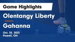 Olentangy Liberty  vs Gahanna  Game Highlights - Oct. 25, 2023