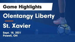 Olentangy Liberty  vs St. Xavier  Game Highlights - Sept. 18, 2021