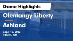 Olentangy Liberty  vs Ashland Game Highlights - Sept. 10, 2022