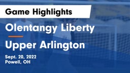 Olentangy Liberty  vs Upper Arlington  Game Highlights - Sept. 20, 2022