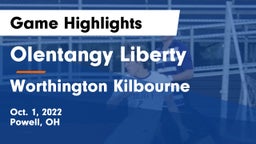 Olentangy Liberty  vs Worthington Kilbourne  Game Highlights - Oct. 1, 2022