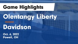 Olentangy Liberty  vs Davidson  Game Highlights - Oct. 6, 2022