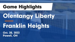 Olentangy Liberty  vs Franklin Heights  Game Highlights - Oct. 20, 2022