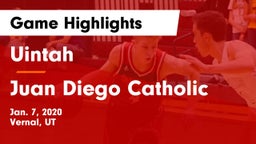 Uintah  vs Juan Diego Catholic  Game Highlights - Jan. 7, 2020
