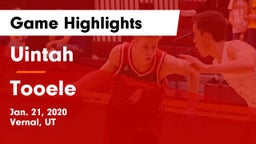 Uintah  vs Tooele  Game Highlights - Jan. 21, 2020