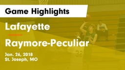 Lafayette  vs Raymore-Peculiar  Game Highlights - Jan. 26, 2018