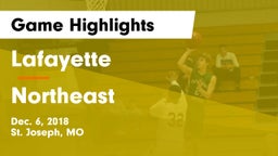 Lafayette  vs Northeast  Game Highlights - Dec. 6, 2018
