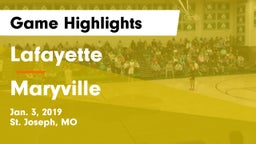 Lafayette  vs Maryville  Game Highlights - Jan. 3, 2019