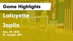 Lafayette  vs Joplin  Game Highlights - Dec. 29, 2018