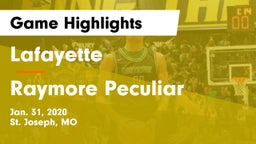 Lafayette  vs Raymore Peculiar  Game Highlights - Jan. 31, 2020