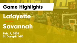 Lafayette  vs Savannah  Game Highlights - Feb. 4, 2020