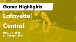 Lafayette  vs Central   Game Highlights - Nov. 24, 2020
