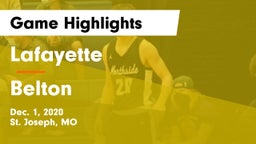 Lafayette  vs Belton  Game Highlights - Dec. 1, 2020