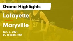 Lafayette  vs Maryville  Game Highlights - Jan. 7, 2021