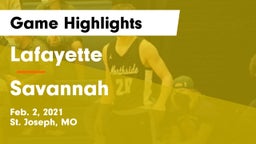 Lafayette  vs Savannah  Game Highlights - Feb. 2, 2021