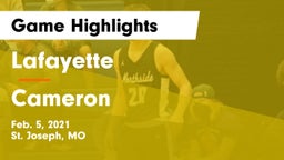 Lafayette  vs Cameron  Game Highlights - Feb. 5, 2021