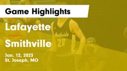 Lafayette  vs Smithville  Game Highlights - Jan. 12, 2023