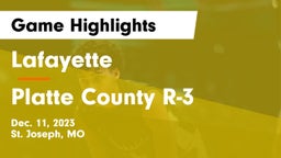 Lafayette  vs Platte County R-3 Game Highlights - Dec. 11, 2023