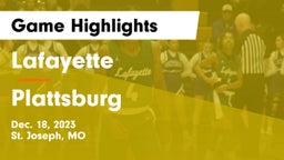 Lafayette  vs Plattsburg  Game Highlights - Dec. 18, 2023