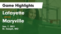 Lafayette  vs Maryville  Game Highlights - Jan. 7, 2021