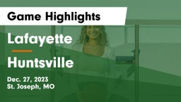 Lafayette  vs Huntsville  Game Highlights - Dec. 27, 2023