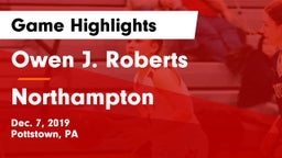 Owen J. Roberts  vs Northampton  Game Highlights - Dec. 7, 2019