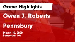 Owen J. Roberts  vs Pennsbury  Game Highlights - March 10, 2020