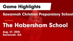 Savannah Christian Preparatory School vs The Habersham School Game Highlights - Aug. 27, 2020
