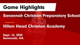 Savannah Christian Preparatory School vs Hilton Head Christian Academy Game Highlights - Sept. 16, 2020