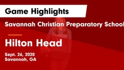 Savannah Christian Preparatory School vs Hilton Head  Game Highlights - Sept. 26, 2020
