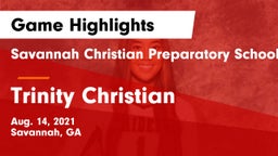 Savannah Christian Preparatory School vs Trinity Christian  Game Highlights - Aug. 14, 2021