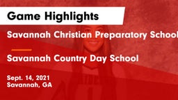 Savannah Christian Preparatory School vs Savannah Country Day School Game Highlights - Sept. 14, 2021