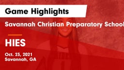 Savannah Christian Preparatory School vs HIES Game Highlights - Oct. 23, 2021