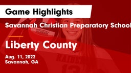 Savannah Christian Preparatory School vs Liberty County Game Highlights - Aug. 11, 2022