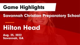 Savannah Christian Preparatory School vs Hilton Head  Game Highlights - Aug. 25, 2022
