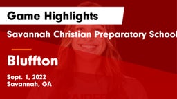 Savannah Christian Preparatory School vs Bluffton Game Highlights - Sept. 1, 2022