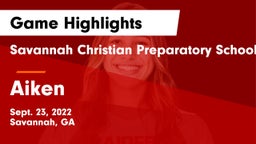 Savannah Christian Preparatory School vs Aiken Game Highlights - Sept. 23, 2022