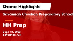 Savannah Christian Preparatory School vs HH Prep Game Highlights - Sept. 24, 2022