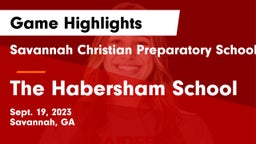 Savannah Christian Preparatory School vs The Habersham School Game Highlights - Sept. 19, 2023
