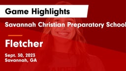 Savannah Christian Preparatory School vs Fletcher Game Highlights - Sept. 30, 2023