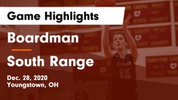 Boardman  vs South Range Game Highlights - Dec. 28, 2020