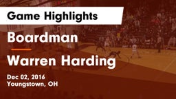 Boardman  vs Warren Harding Game Highlights - Dec 02, 2016