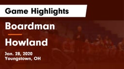 Boardman  vs Howland  Game Highlights - Jan. 28, 2020